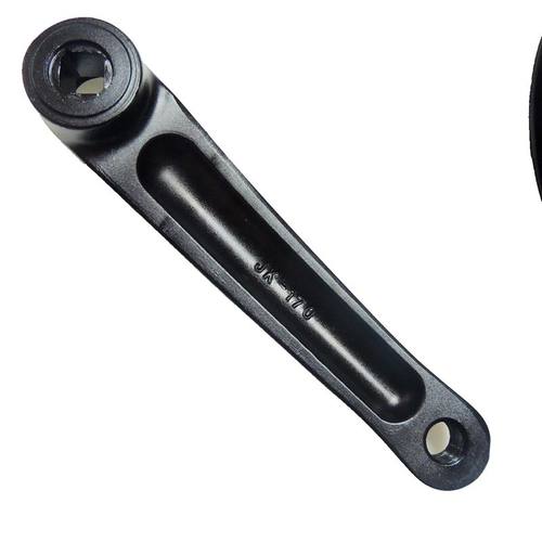 40/48/52齿单速变速摺叠自行车大齿盘 170mm铝合金方孔曲柄 双护