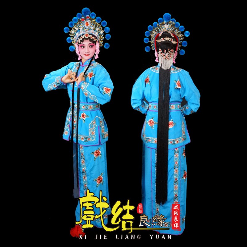 戏曲戏剧舞台服装盗仙草白蛇打衣白素贞青蛇战衣裙武旦衣小青战衣