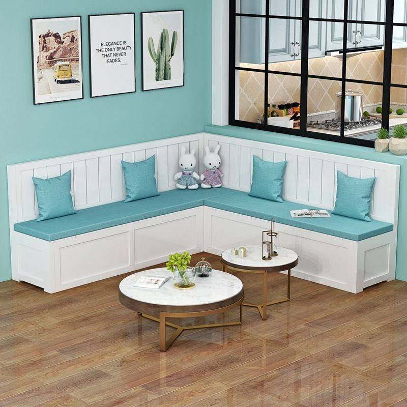 年阳台储物沙发小户型餐厅实木储物卡座沙发家用餐桌椅组合转角