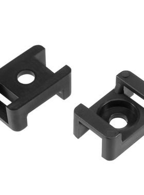 xcell 50Pcs/lot Black 9.2mm Hole Width Cable Tie Base HC-2 S