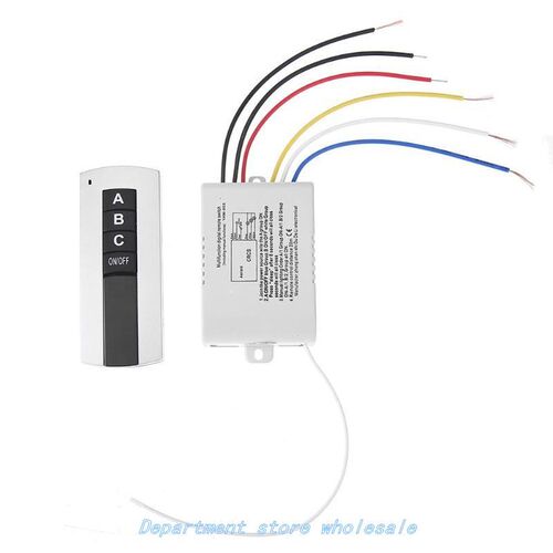 极速3 Ways ON/OFF WiReless Digital RemOte CONtROl 220V 3 Cha