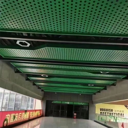 定制铝单板幕墙建材氟碳漆外墙造型包柱装饰冲孔包柱雕花门头招牌