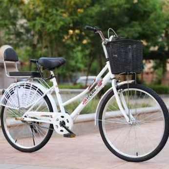 新品厂销24寸自行车26普通款男女轻便小型女式淑女成年大人女士学