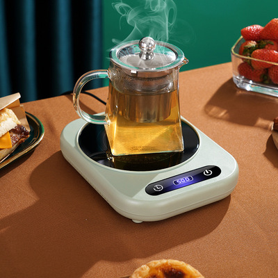 厂销加热杯垫100度可烧开水300W速热四档调温定时恒温杯垫底座品