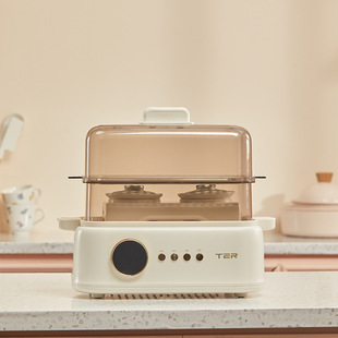 TER聚能鲜蒸锅电蒸锅多功能家用三层一体锅隔水炖锅可预约蒸炖锅