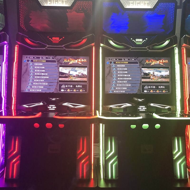 格斗机拳皇97拳王街机游戏机32寸液晶全五金双人对打投币游戏机