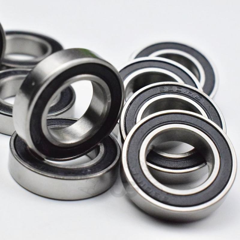 10pcs 6801RS 12*21*5(mm) free shipping chrome steel rubber
