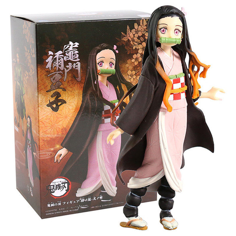 Anime Demon Slayer Figure Kamado Tanjirou Nezuko Action Figu