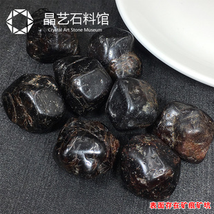 天然酒红石榴石大颗粒原石抛光石榴石原石标本能量儿童科普教学石