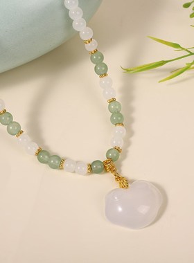 极速古风汉服璎珞项圈珍珠项链宋制配饰品流苏新中式古装古典首饰