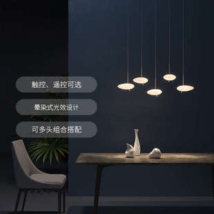 立达信米来卧室陶瓷吊灯温馨浪漫床头灯主卧灯现代简约氛围吊线