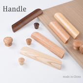 木质衣柜长拉手升级木蜡油小实木门拉手柜门柜子抽屉把手可免打孔