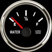 房车水位表指针数字液体深度计位表山东水量表工程货车水箱液位表