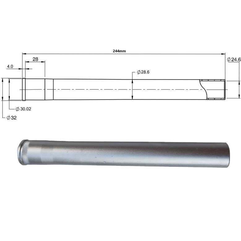 山地车自行车避震前叉气叉油叉铝合金28.6mm直管竖管头管,自行车/骑行装备/零配件,前叉/避震装置,淘宝优惠券,粉丝福利购,淘宝优惠卷