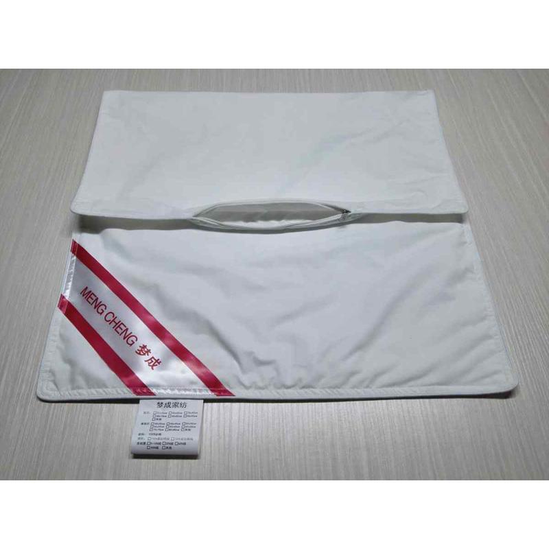 全棉防绒布手工自充绒羽绒枕头靠垫芯壳内胆 半成品带拉链可定