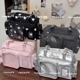 CHICAURA气哭啦加载小猫托特痛包单肩娃包斜挎背包二次元辣妹追星