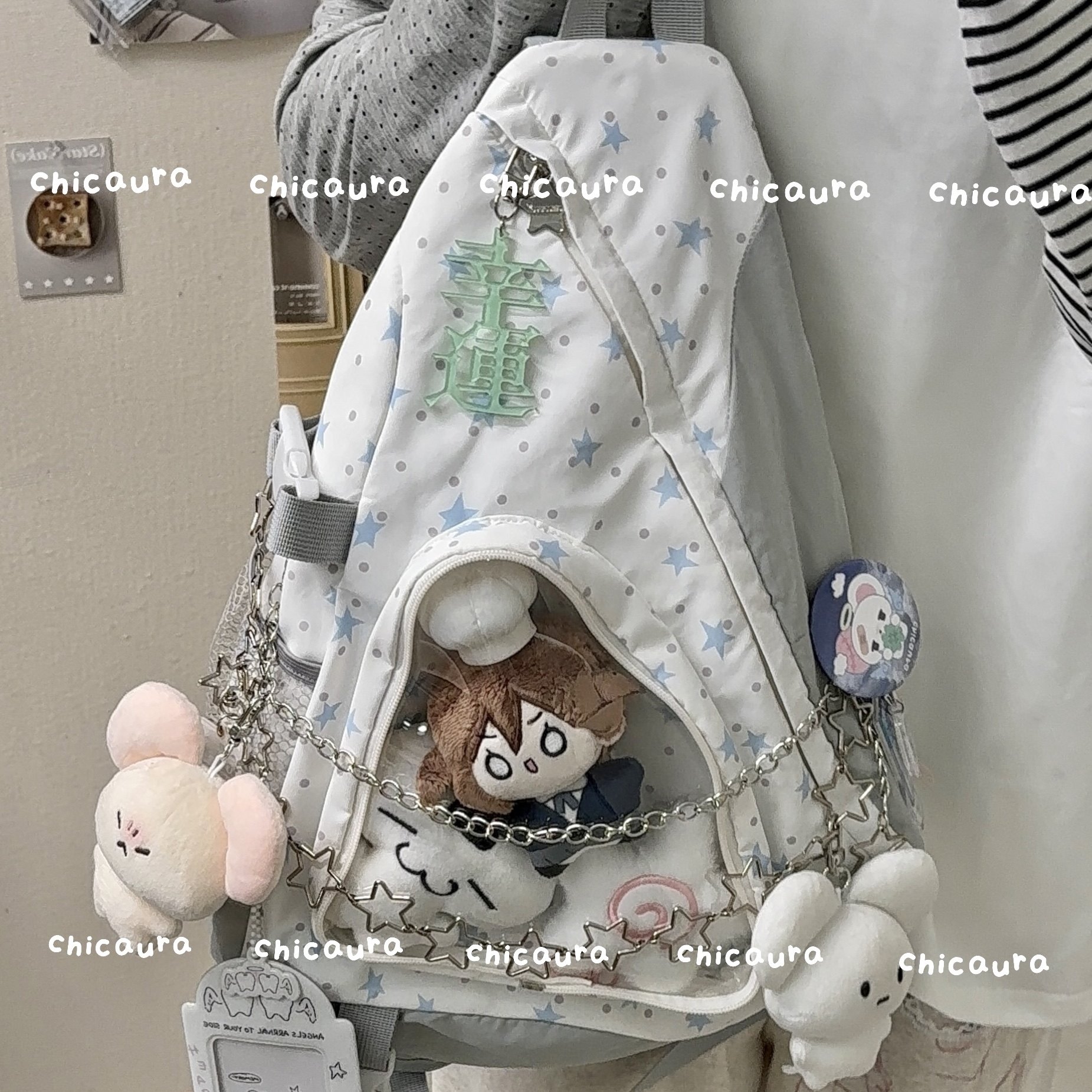 CHICAURA古早弓箭包斜挎单肩娃包图片