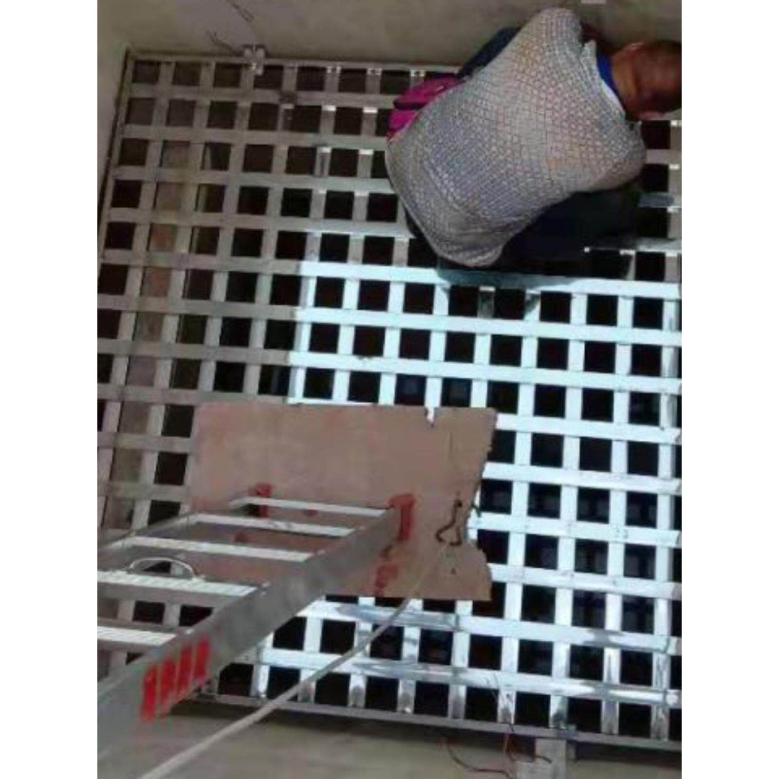 PP絮凝池网格人字栅条ABS斗状网格反应填料不锈钢絮凝网格装置