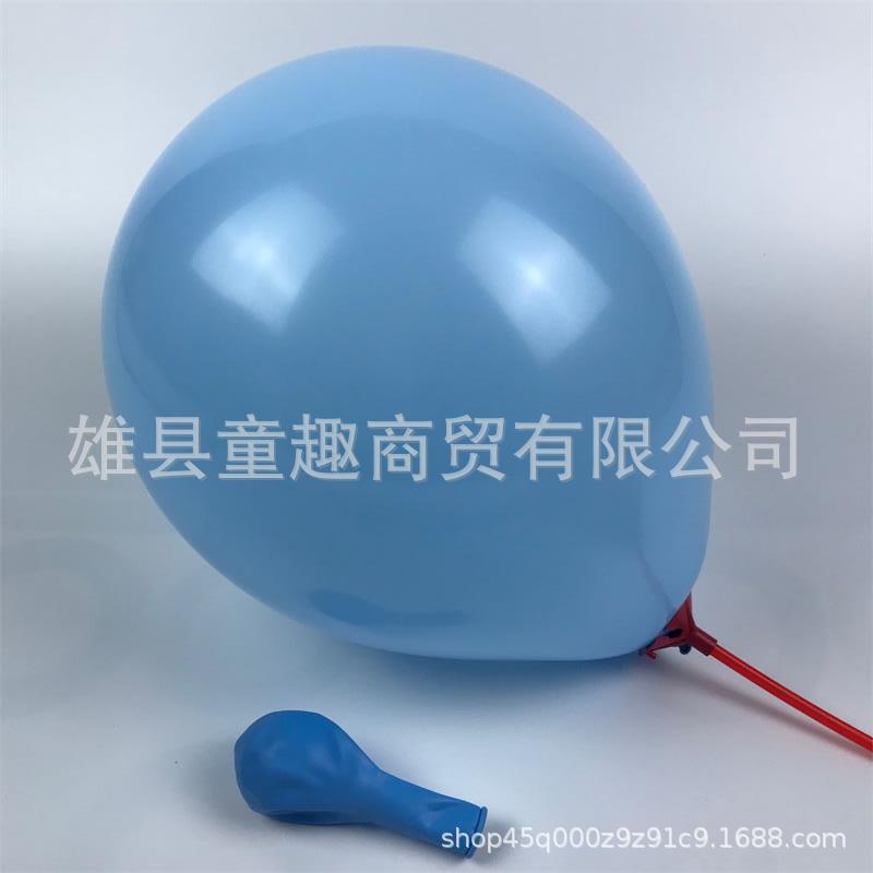 10寸2.2克加厚访美圆形哑光气球婚庆装饰商场布置厂家直销
