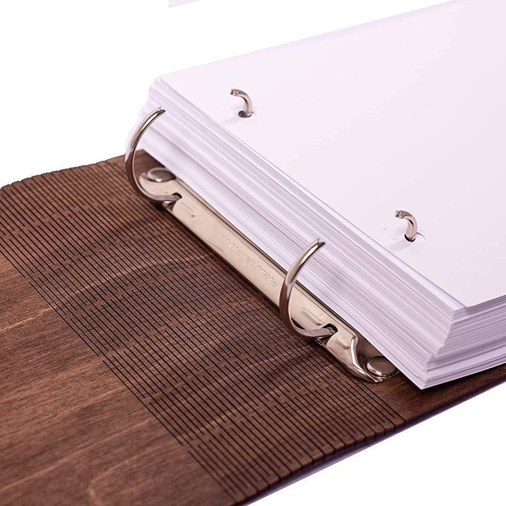 乡村风格木质个性化留言簿婚礼来宾签到簿派对生日毕业季洗礼