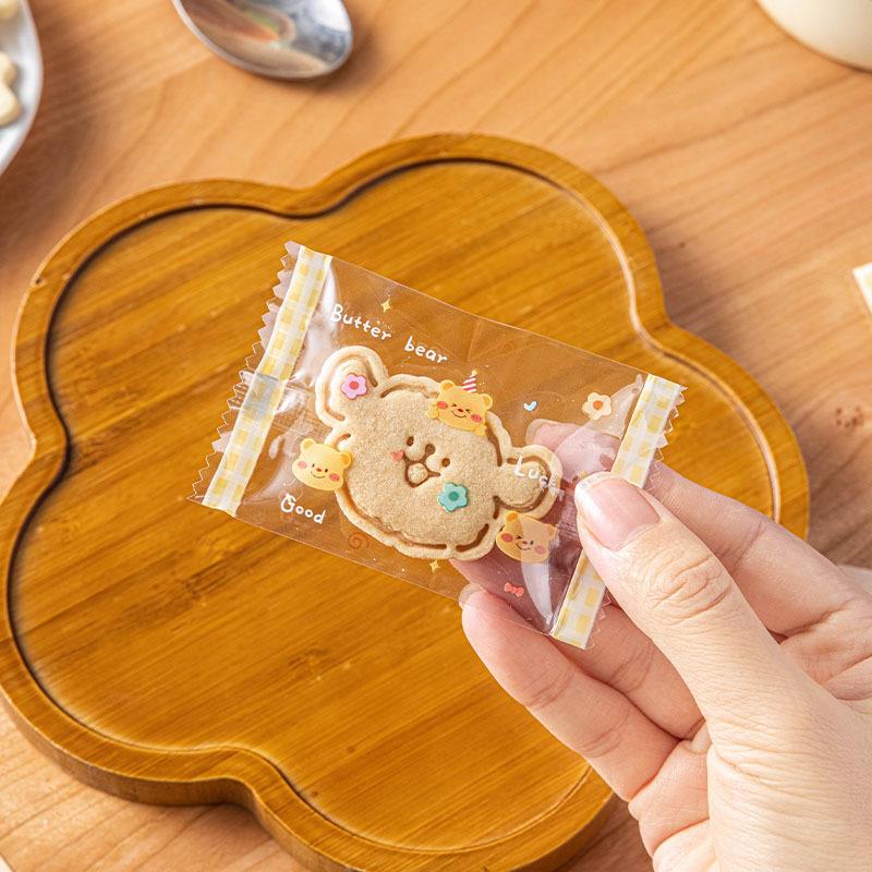 一次性饼干包装袋独立打包透明烘焙奶枣曲奇太妃糖果雪花酥下午茶