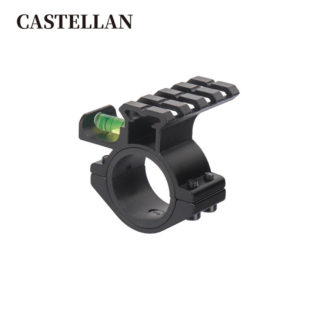 跨境热销25.4/30mm水平仪转接环瞄准器平衡管夹支架瞄镜电筒夹具