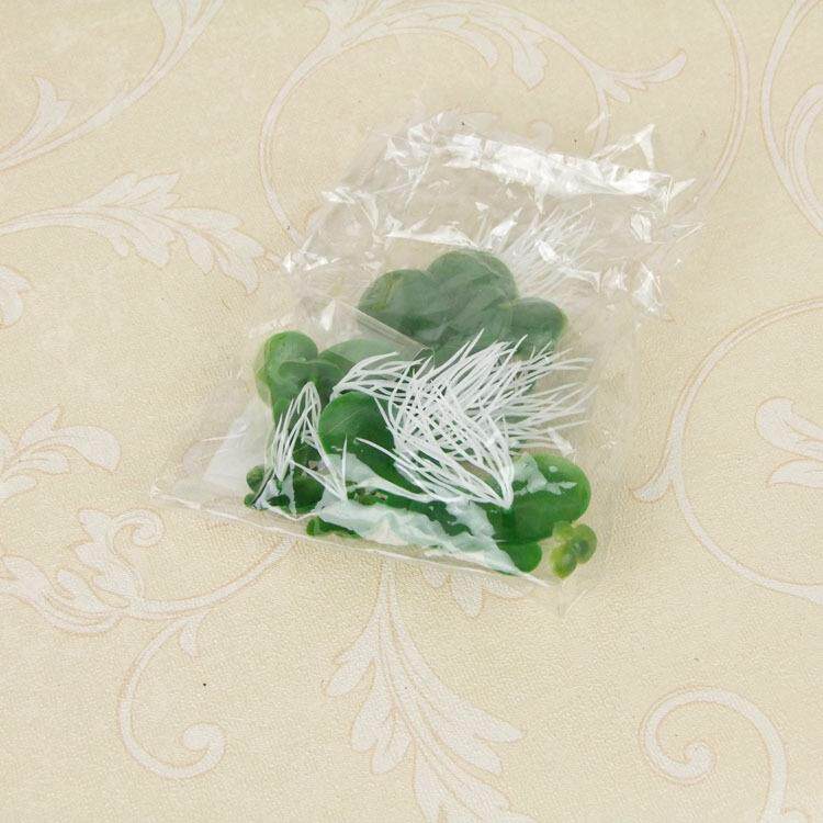 仿真浮萍塑料带根浮平水草鱼缸水草水面装饰飘浮假草莲花