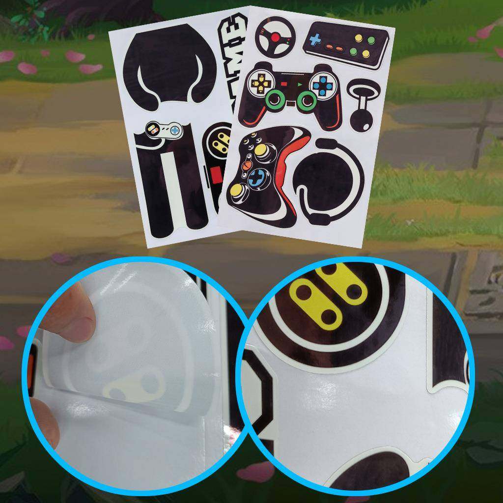 GAME夜光游戏贴纸PET夜光膜AFG3535游戏机房装饰手柄夜光墙贴