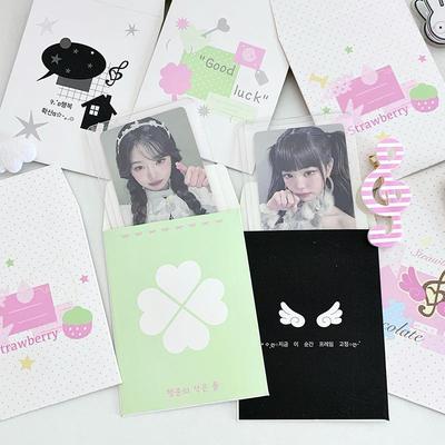 ins风小卡卡套信封袋出卡打包材料系卡套打包高颜值牛皮纸小信封