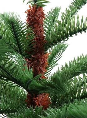 源头厂家60cm绿色仿真圣诞树pvc防火枝头圣诞树圣诞节装饰跨境