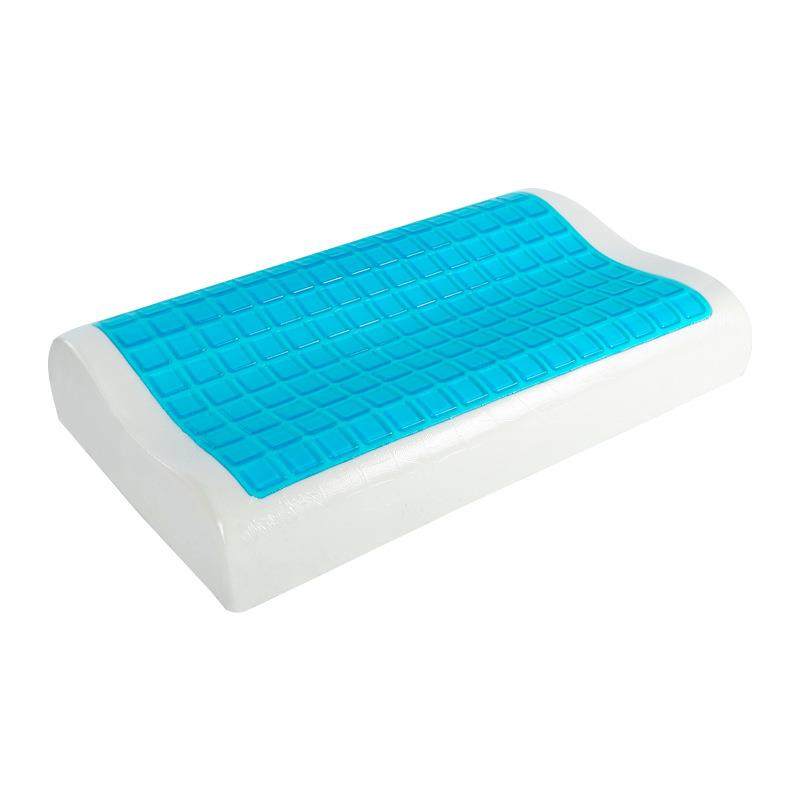 季新品凝胶夏枕单头xxy89654家用人成人枕慢回弹记忆棉芯凉感弓形,床上用品,功能枕/保健枕/养生枕,淘宝优惠券,粉丝福利购,淘宝优惠卷