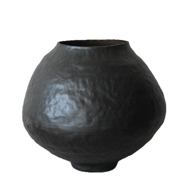 大号黑色月寂亮罐PCT德镇陶瓷花瓶摆件侘中式景日式皿插花器花器,橡塑材料及制品,工业陶瓷,淘宝优惠券,粉丝福利购,淘宝优惠卷