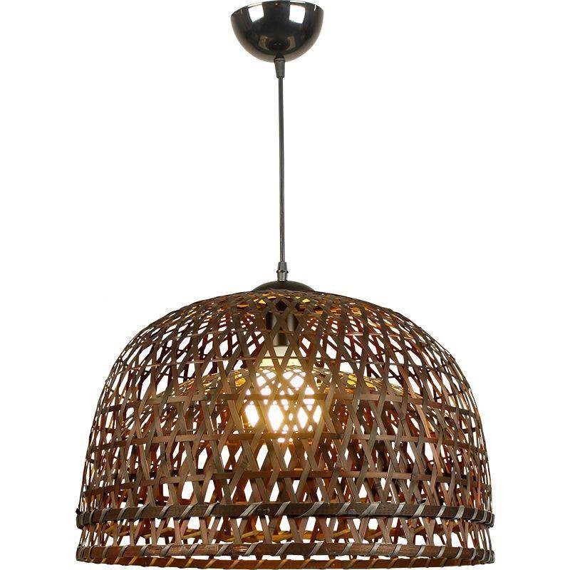 现代北欧餐厅古藤阁灯吊灯禅意简灯约竹编东南亚会所民宿装饰藤灯,家装灯饰光源,智能吊灯,淘宝优惠券,粉丝福利购,淘宝优惠卷
