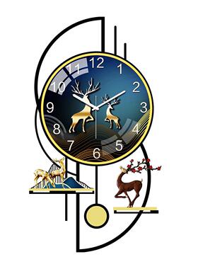 工创厂钟挂表挂气钟客厅意2025简约现代AADD-CDE大家用时尚墙网红