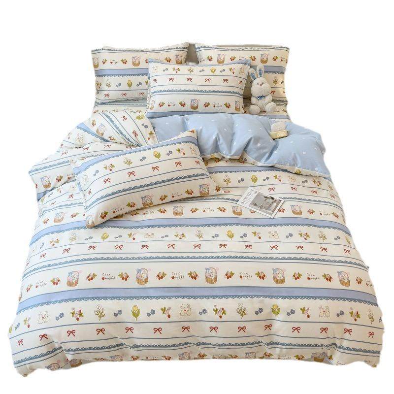 0斜纹4S品床纯YS42445棉壳单件被套单双人被罩全棉被团购,床上用品,学生床品套件,淘宝优惠券,粉丝福利购,淘宝优惠卷