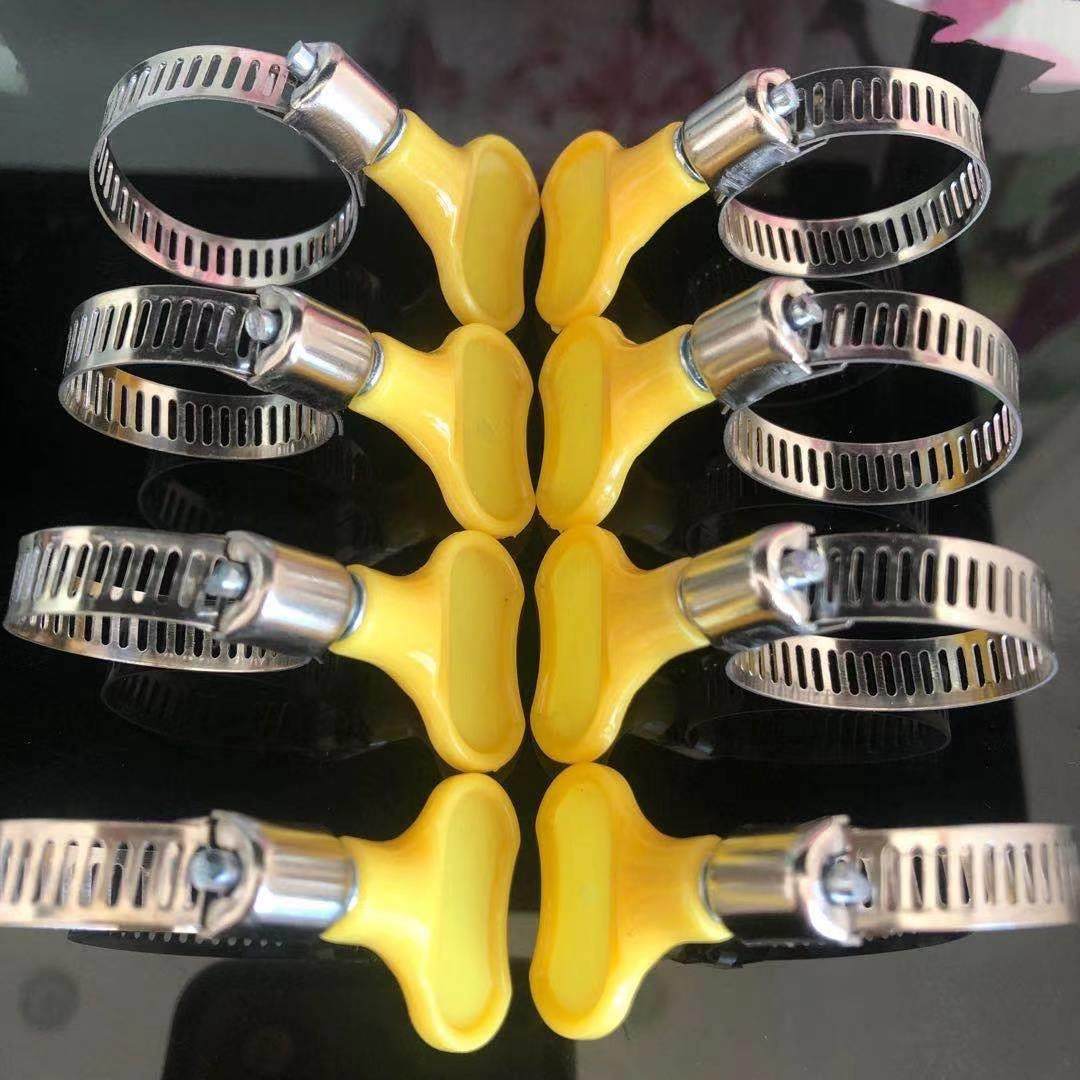 供应不锈钢喉箍304卡箍塑料抱箍管夹管卡喉箍塑料管夹管卡卡箍