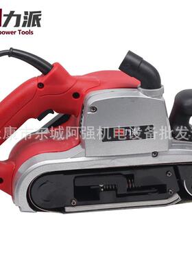 力派机坦克砂纸机4砂带SQV机手提寸式砂光木砂工平面打磨抛光机磨