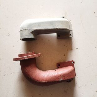 常柴1110座机进气排气弯管铸铁1115柴油机进排气管18/20马力