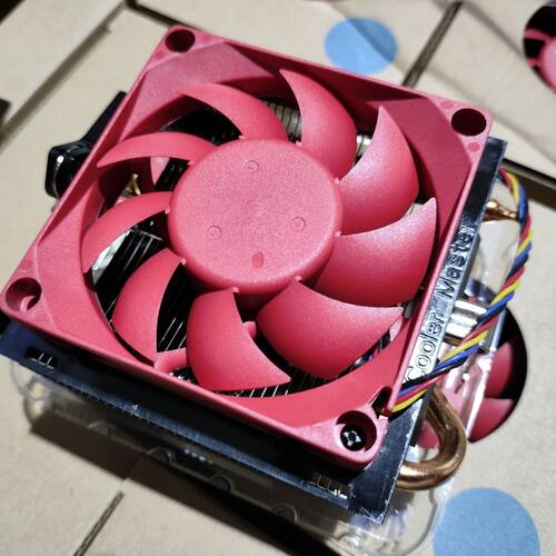 AMD原装2管散热器am34f
