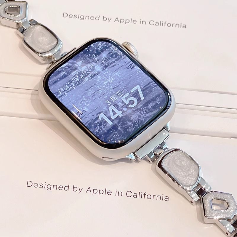 适用华为watchfit4表带高级鎏金小香风手表FIT3/2/1智能运动腕带