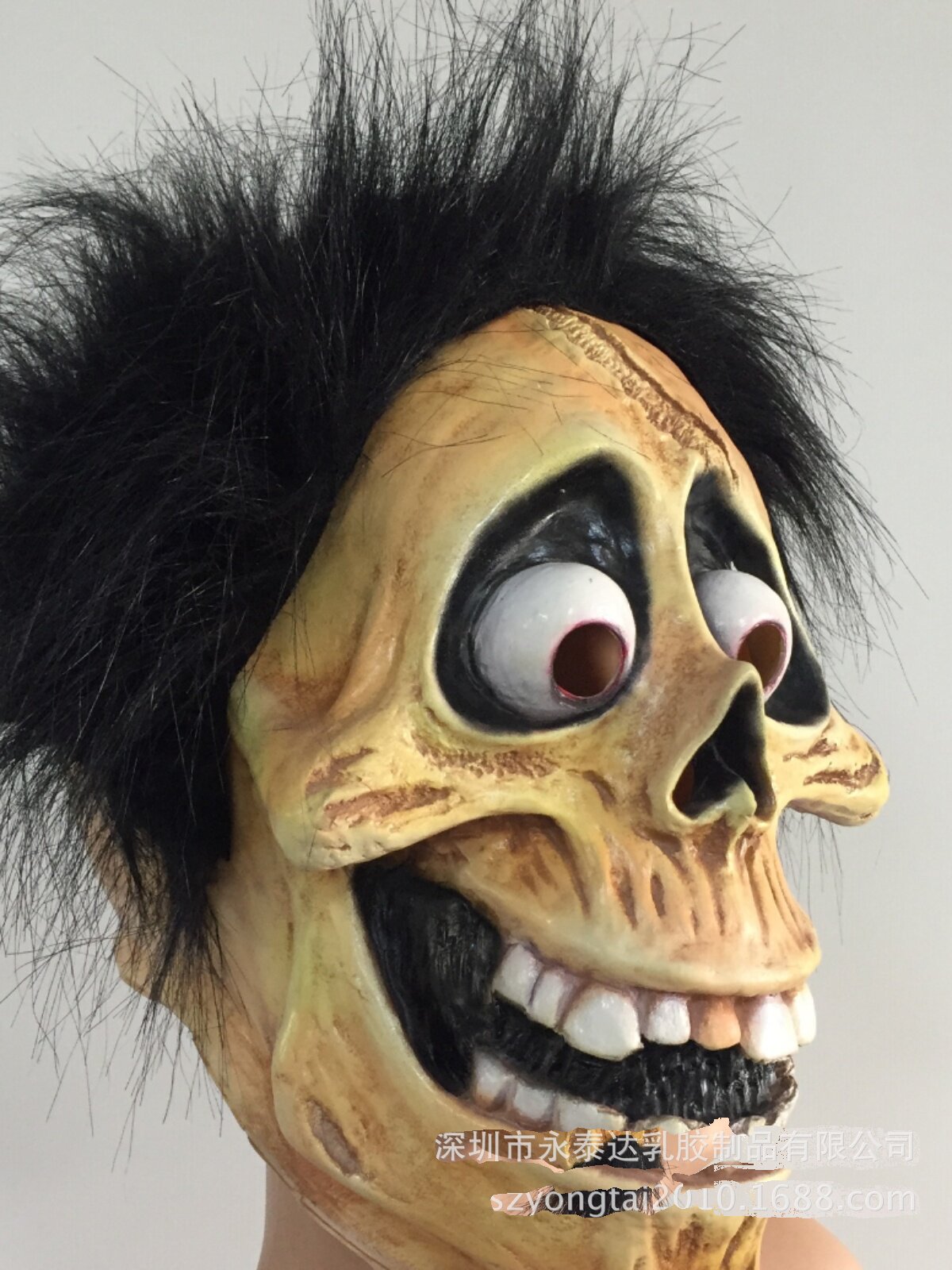 新款乳胶面具寻梦环游记埃克拉魔鬼头套造型影视道具