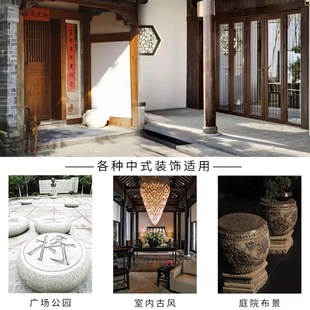 柱脚石空心石雕石墩子柱基石柱墩石青石底座柱T皮圆墩仿古柱脚