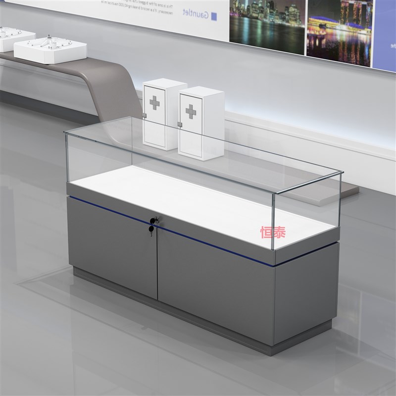 珠宝首饰展示柜博物馆古董文物展A示柜产品展览展示台商场玻璃展