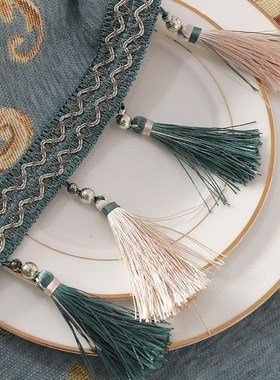 欧式小圆桌桌布轻奢高级感2021C年新款长方形茶几布圆形家用餐桌