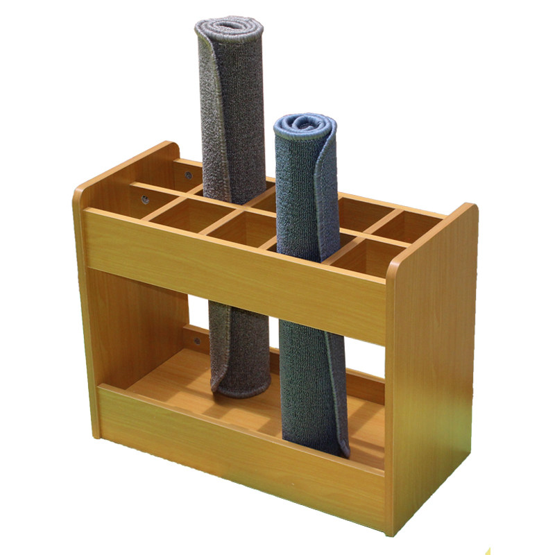 蒙氏工作毯架 蒙k氏教具柜 幼儿园地毯柜 瑜伽垫收纳架 整理包发