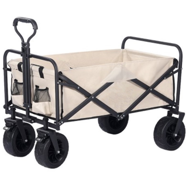 露营推车可折叠户外手推野餐车营地拖车拉杆小拉车Z桌板野营车