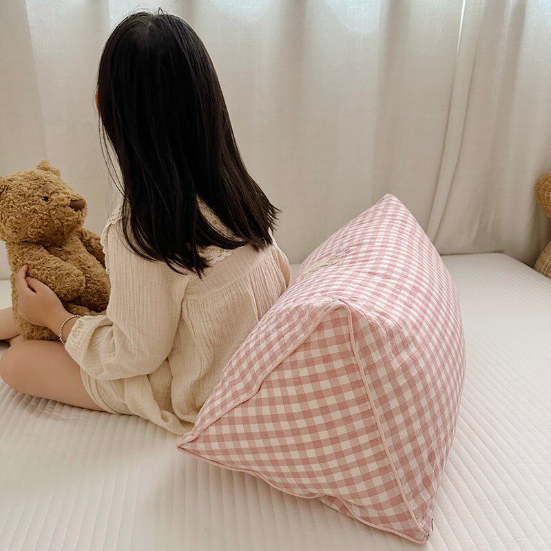 ins可爱儿童三角墩形床头靠y枕靠背韩式儿童房宝宝防撞大靠背腰靠,居家布艺,床头靠垫,淘宝优惠券,粉丝福利购,淘宝优惠卷