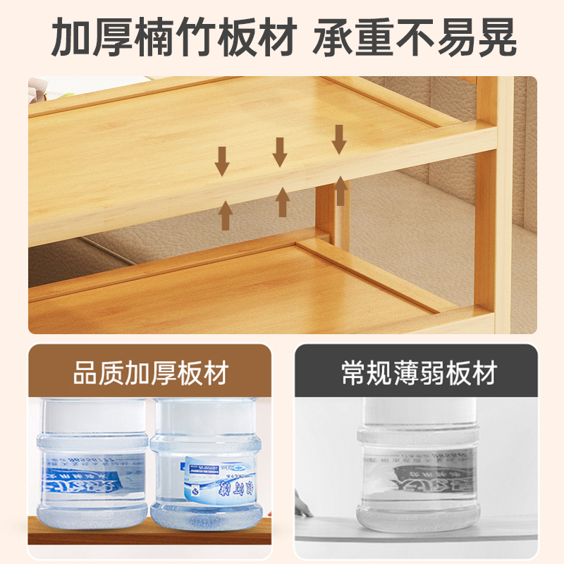 菜架火锅店专用厨房放菜品层架商B用饭店摆蔬盘子实木多层置物架