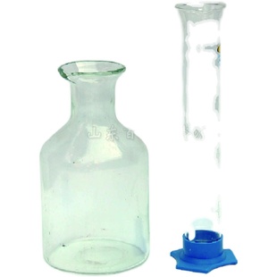 玻璃储水瓶量杯水文局水位测量量筒雨量T计专用读数量杯
