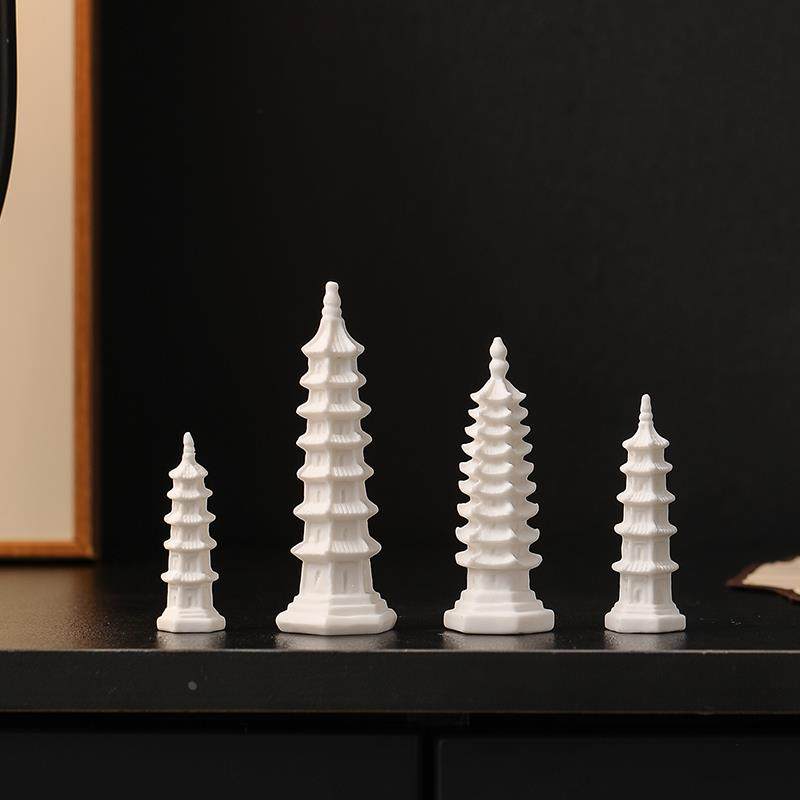 陶瓷宝塔文昌塔假山园艺微景盆栽观鱼缸庭院造景小桌面装饰品摆件,搬运/仓储/物流设备,其他起重搬运设备,淘宝优惠券,粉丝福利购,淘宝优惠卷